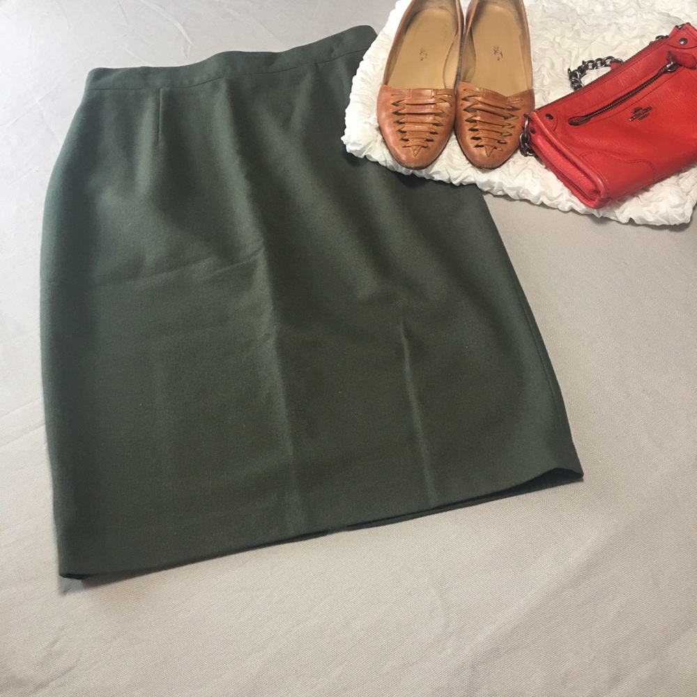 United Colors of Benetton Wool Blend Pencil Skirt